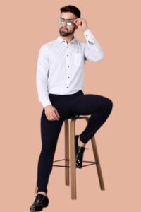 Arctic White Elite Shirt (White Full Sleeve)