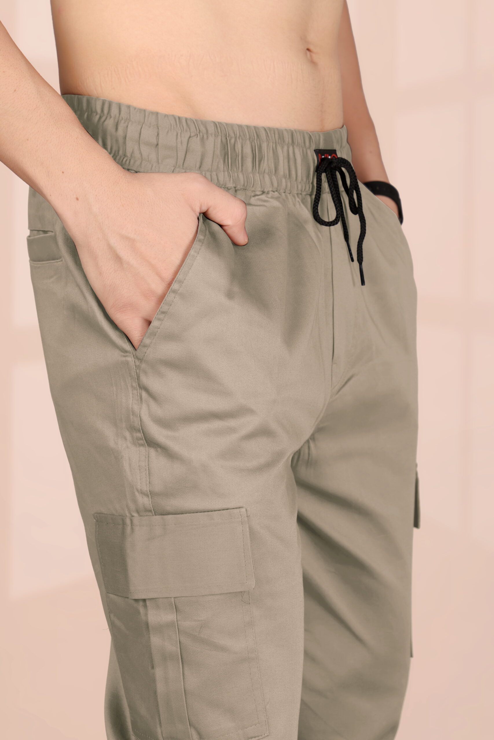 Desert Sand Cargo Pants (Beige) - Image 3