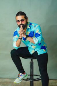 Blue Bloom Luxe Floral Shirt