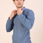 Steel Blue Comfort Polo (Blue)